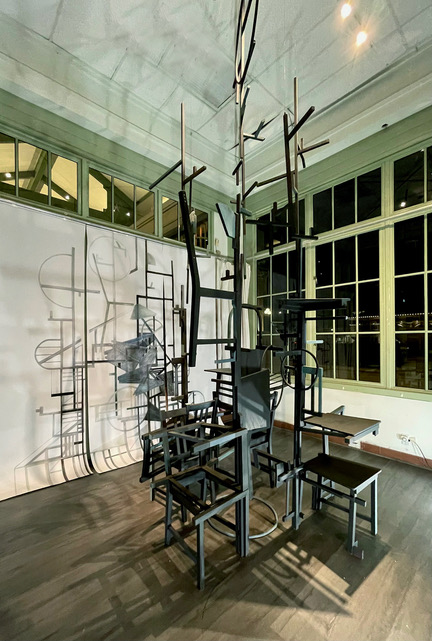 Latest Art Kiosk Work Focuses on Negative Space in Redwood City