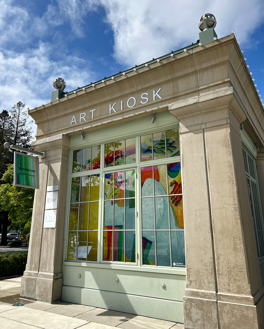 Latest Downtown Redwood City Art Kiosk Installation Features Matthew Floriani